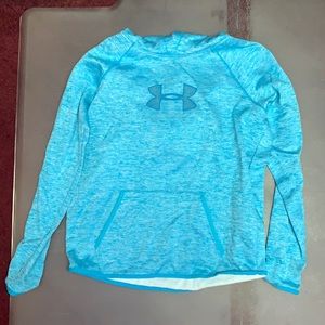 Light blue under armor hoodie